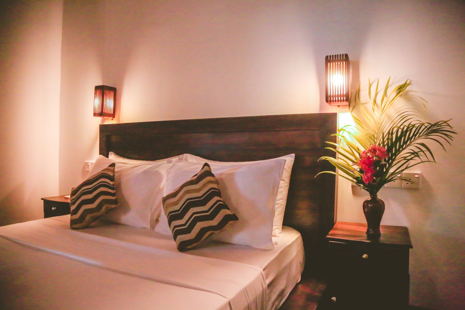 Villa Hiriketiya view from the garden toward Hiriketiya Bay